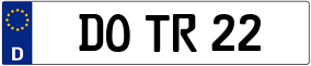 Truck License Plate